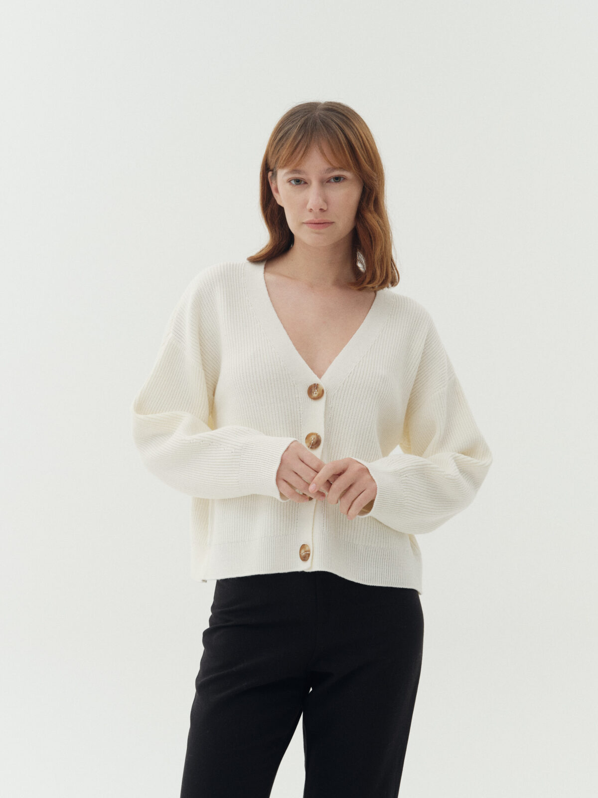 ART 624 Cardigan perle
