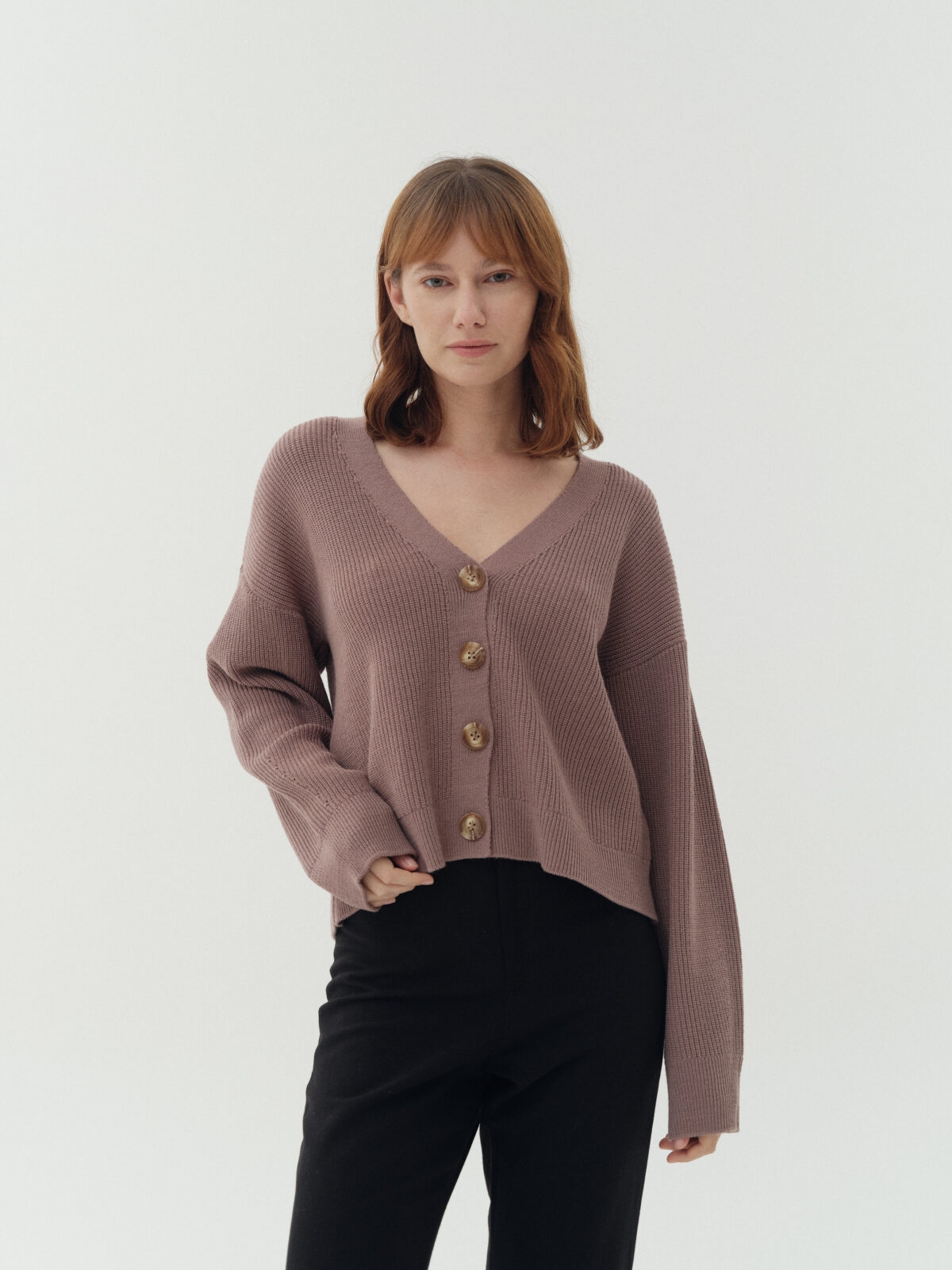 ART 624 Cardigan perle