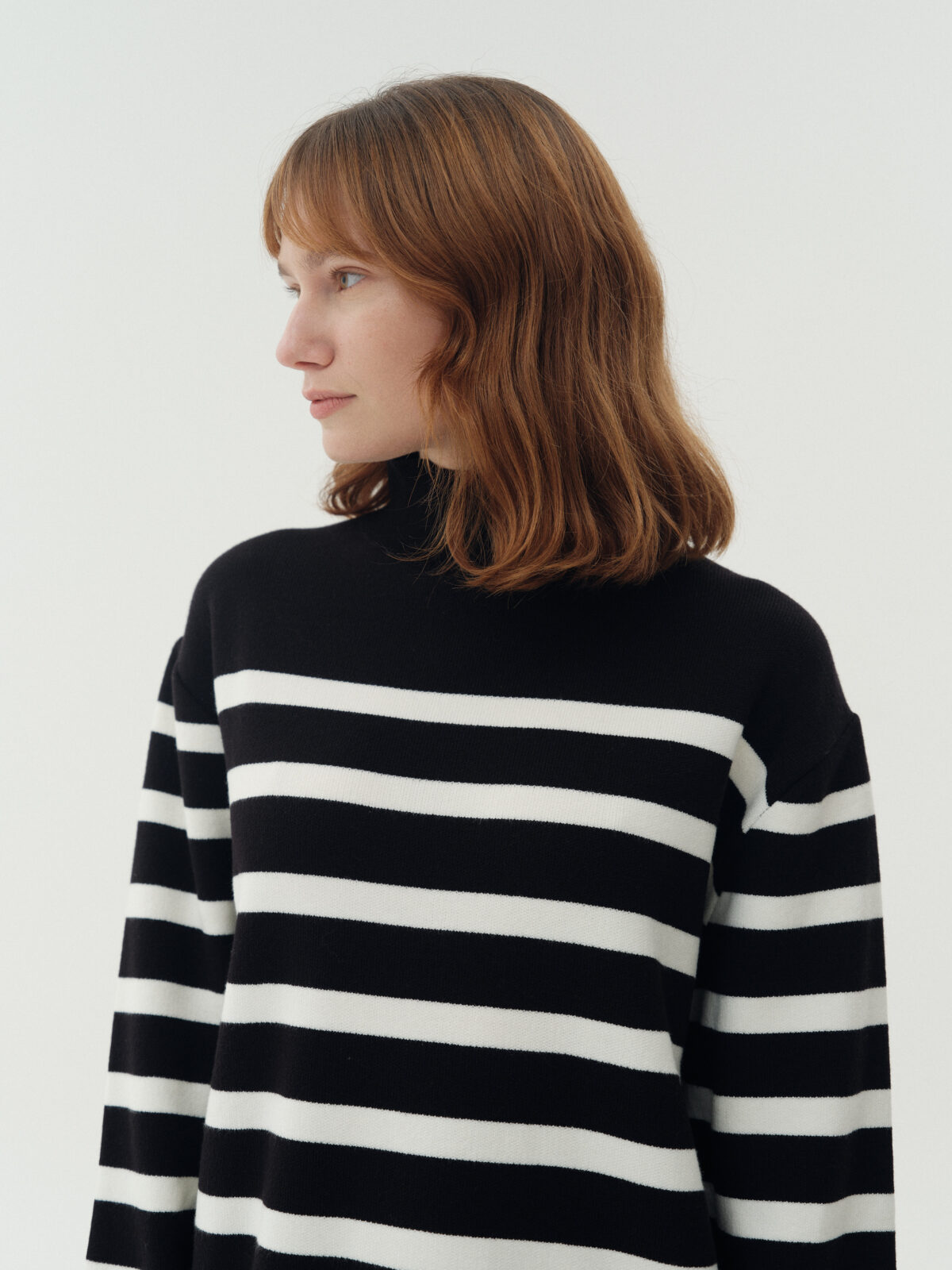 ART 307 Polera rayada oversize