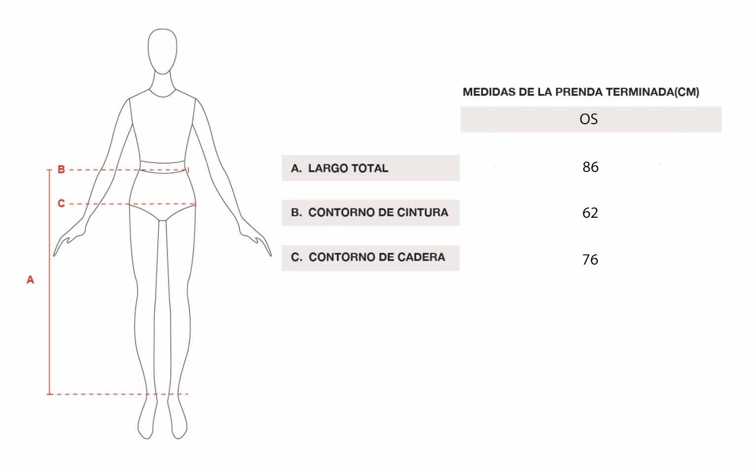 Tabla de talles