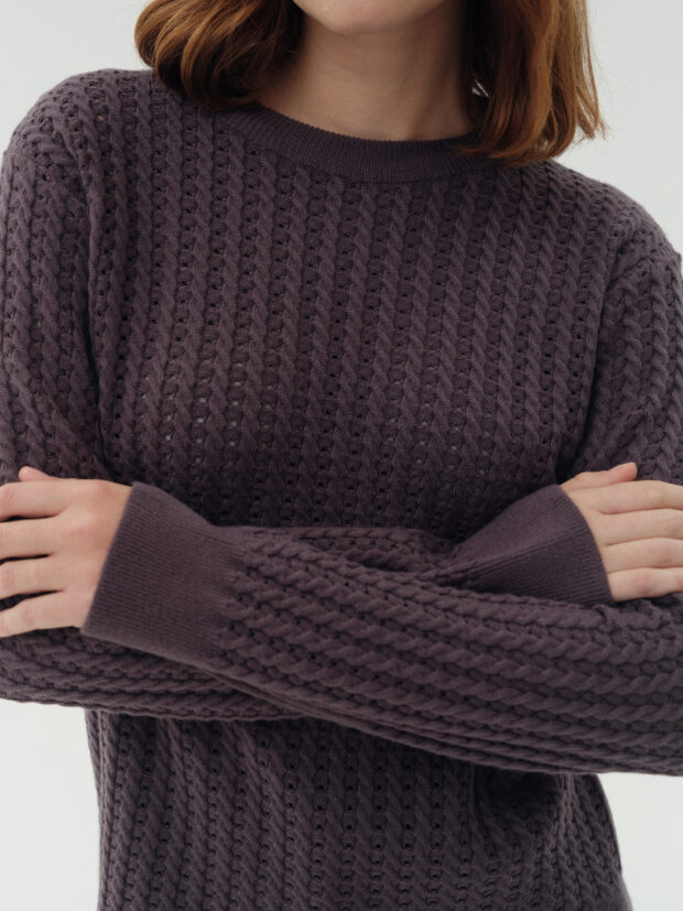 ART 345 Sweater tejido textura calada