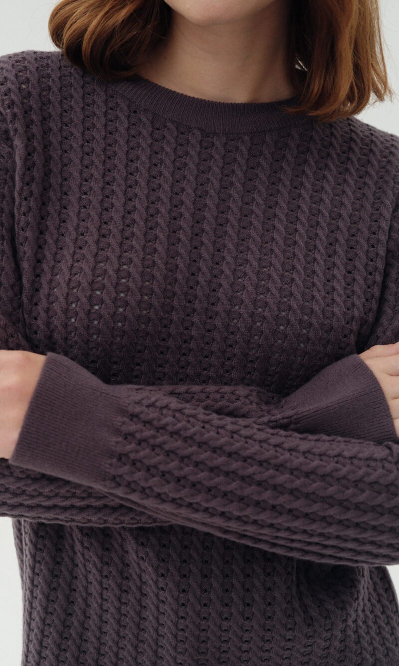 ART 345 Sweater tejido textura calada