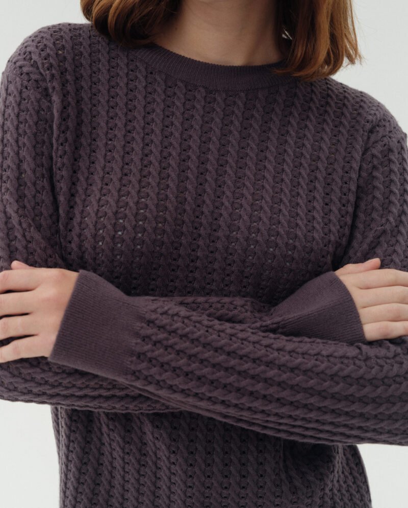 ART 345 Sweater tejido textura calada