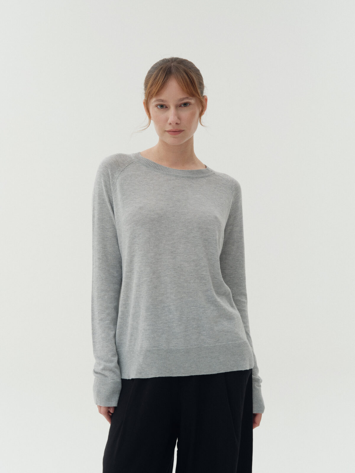 ART 337 Sweater básico cuello redondo