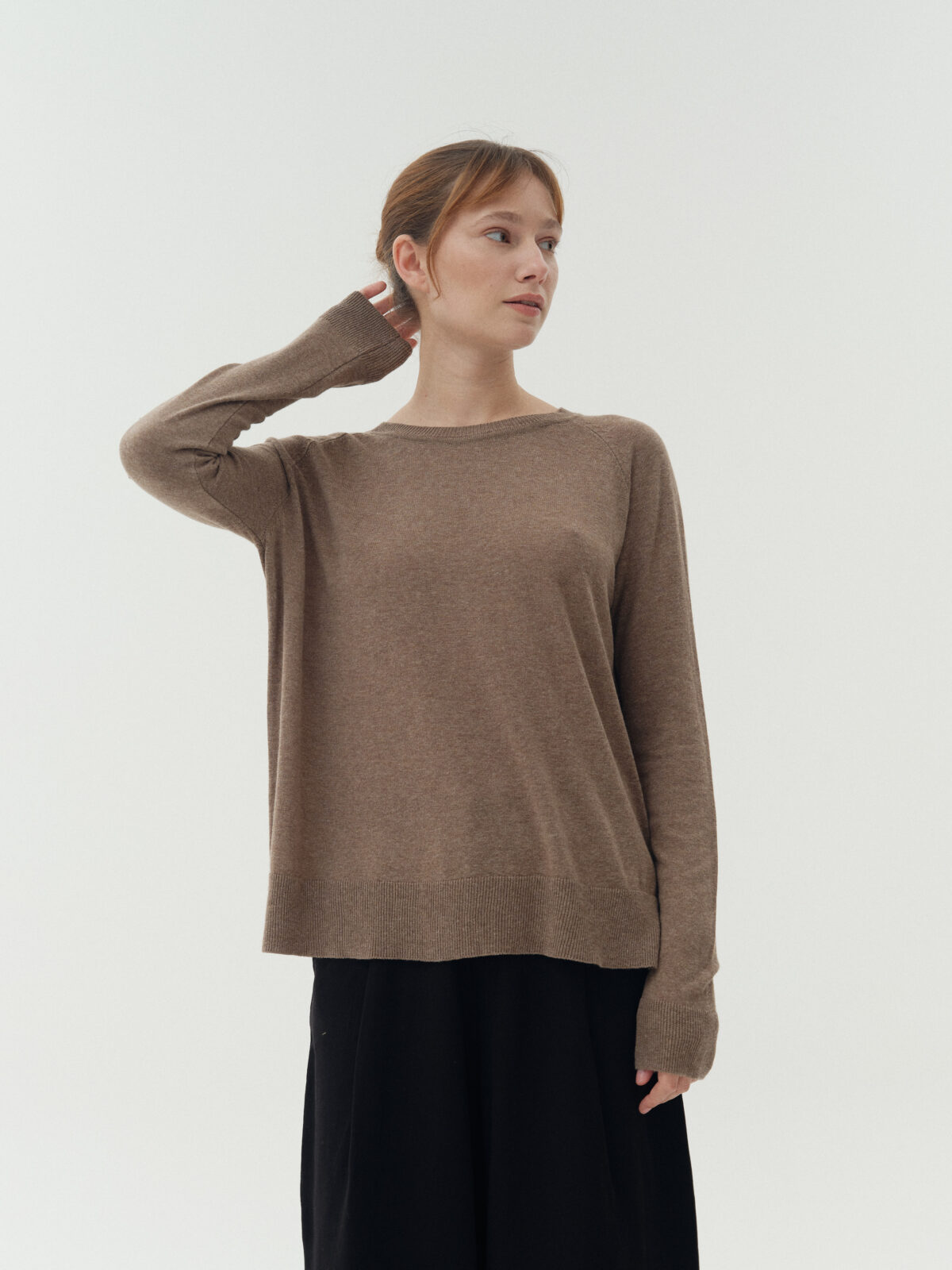ART 337 Sweater básico cuello redondo