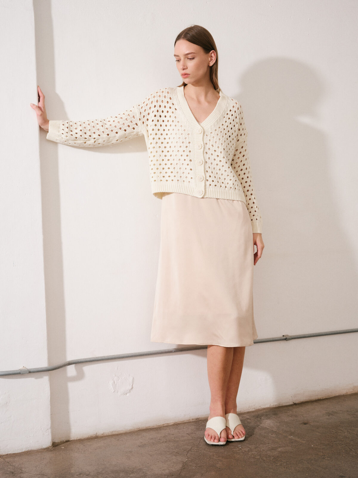 ART 678 Cardigan calado con botones