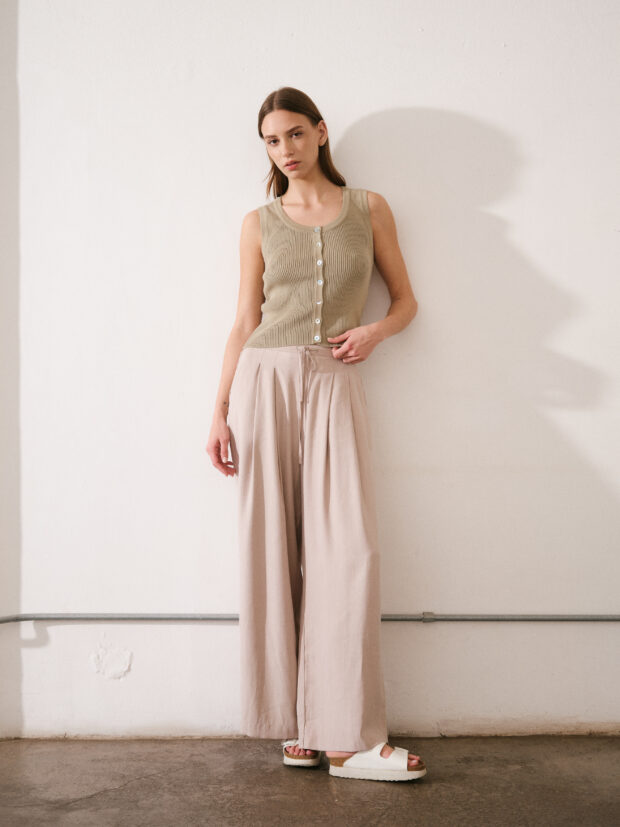 ART 101 Chaleco musculosa boton