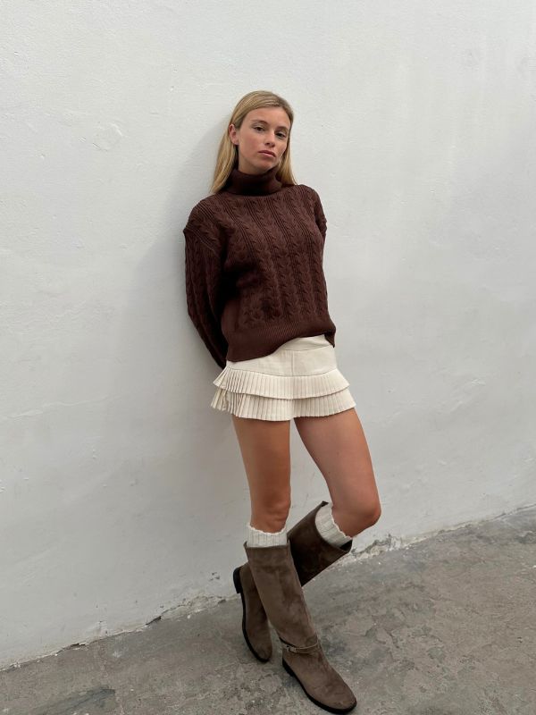 ART 212 POLERA TRENZAS TOP FINO