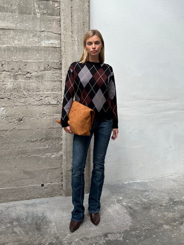 ART 214 JACQUARD ROMBOS TOP GRUESO