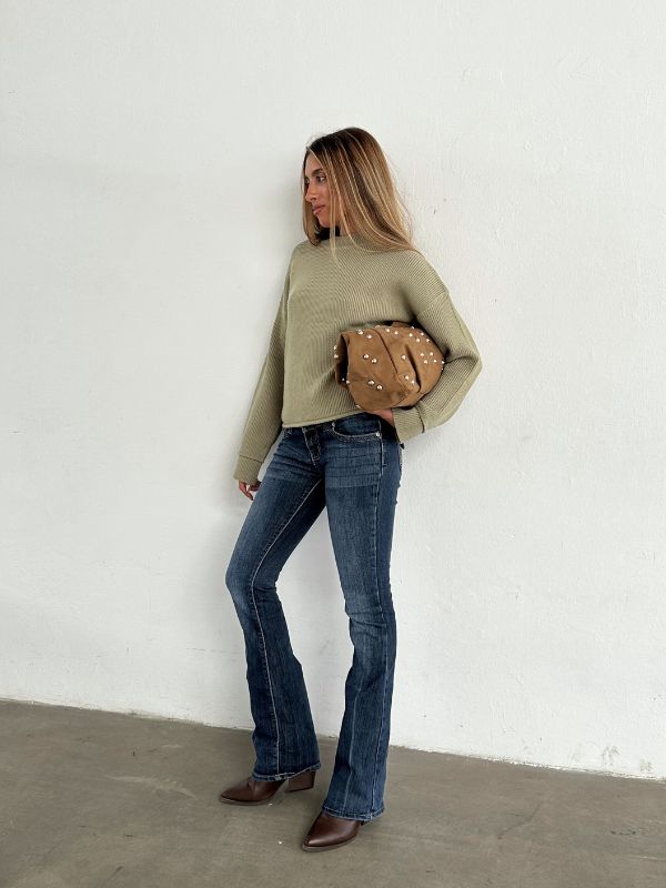 ART 356 MEDIA POLERA RULITO LANA ZARA