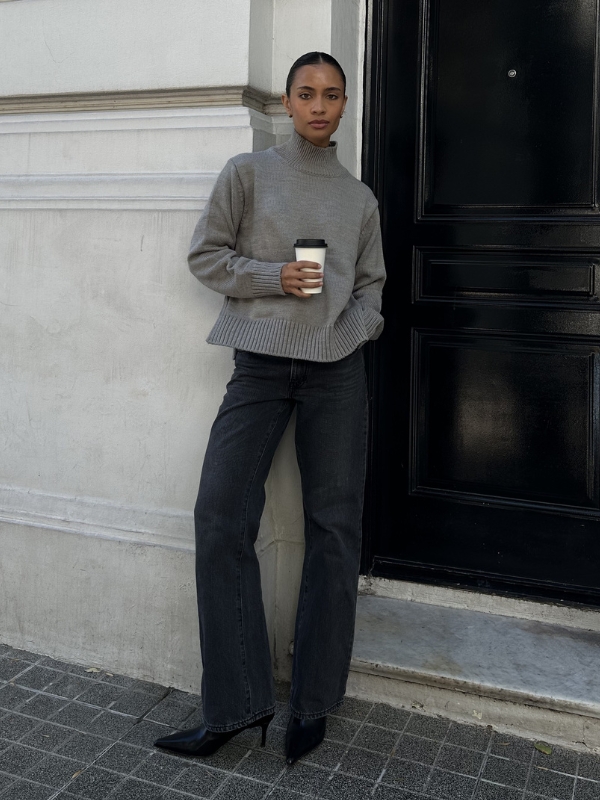 ART 225 MEDIA POLERA LAMBSLOCK