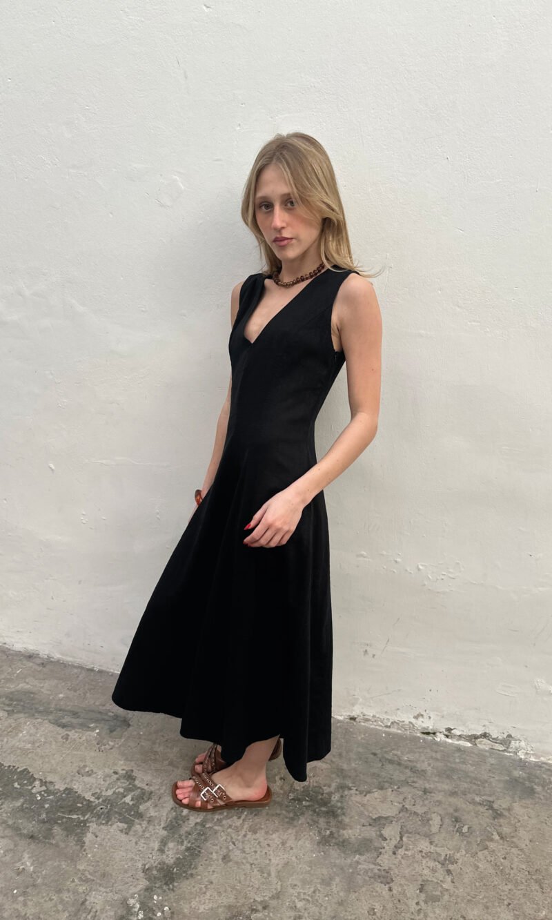 ART C32 VESTIDO LARGO LINO